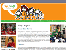 Tablet Screenshot of langochicago.com
